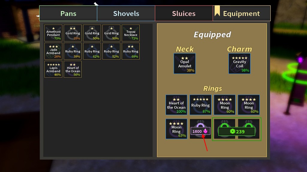 Unlocking slots using Shards