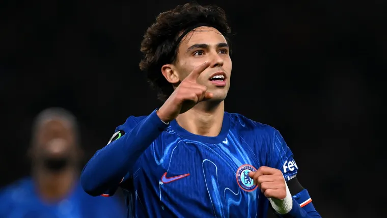 Joao Felix celebrates for Chelsea Joao Felix celebrates for Chelsea