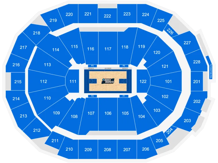 Fiserv Forum seating chart Fiserv Forum seating chart