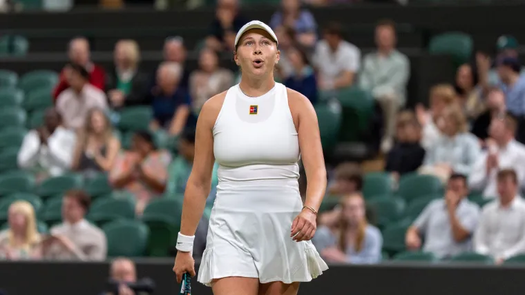 In dem verschwenderischen Leben des 23 -jährigen Wimbledon -Sensation Amanda Anisimova.Webp