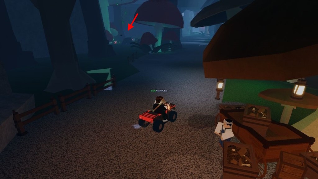 spore spade shovel entrance