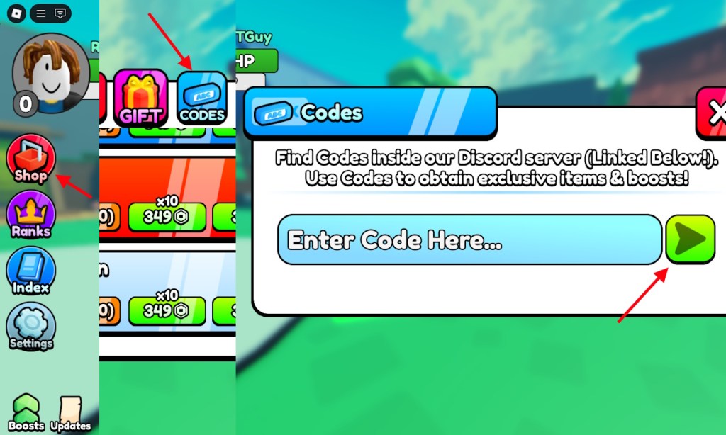 Échanger les donjons incrémentiels 2 codes