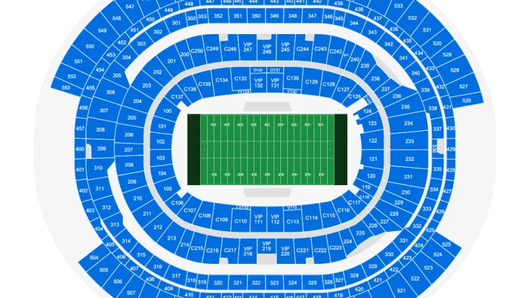 Sofi Stadium seating chart Sofi Stadium seating chart