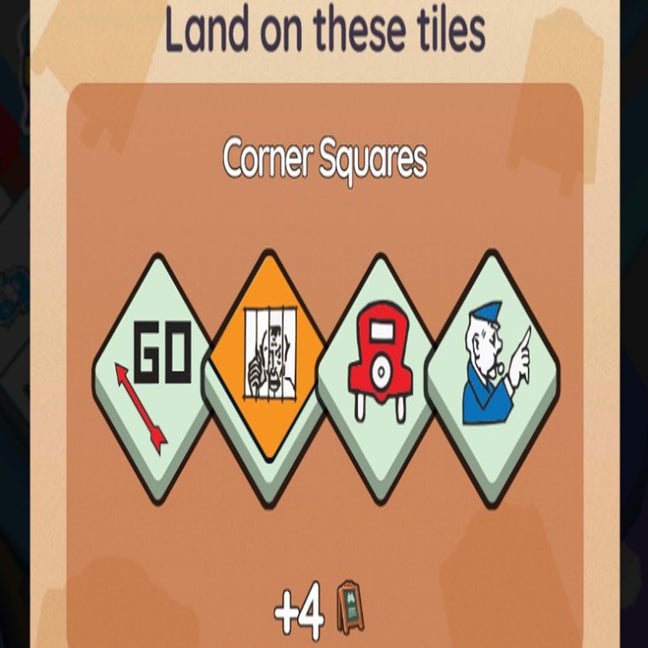 Un écran de menu Monopoly Go expliquant comment jouer à l'événement du restaurant Riches.