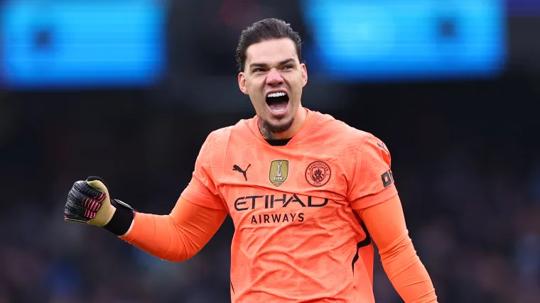 Ederson of Man City Ederson of Man City