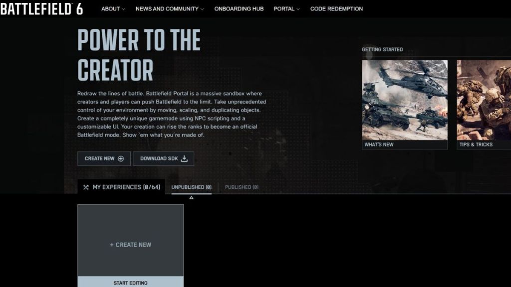 Portail dans Battlefield 6