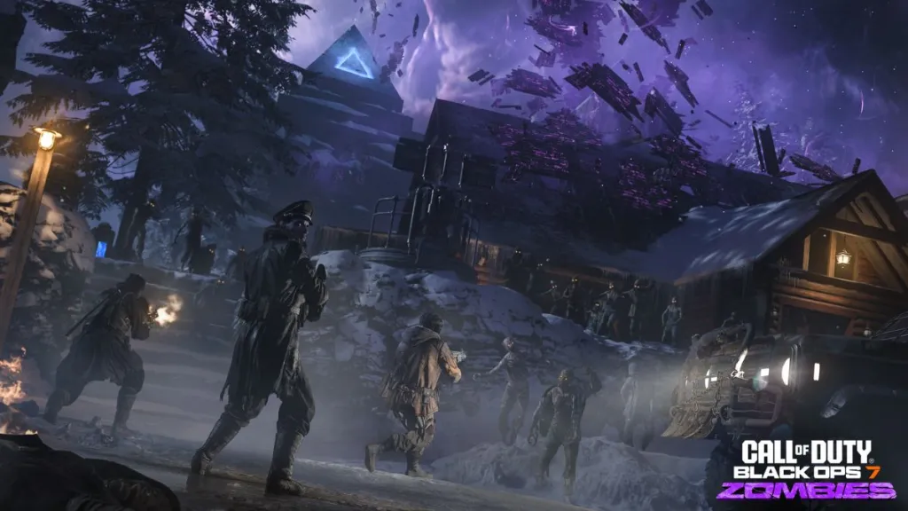 Black Ops 7 Zombies Ashes of the Damned Environment