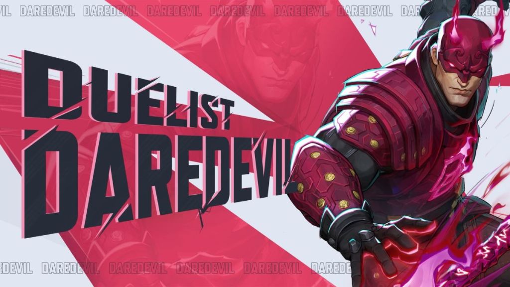Illustrazione chiave di Daredevil in Marvel Rivals