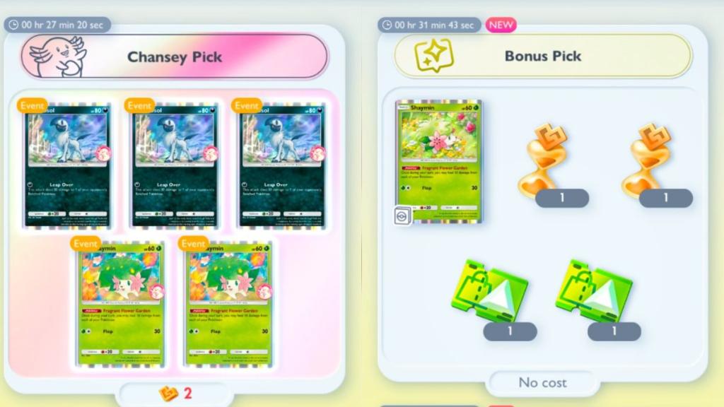 Sự kiện thử thách nhận mới của Pokemon TCG Pocket mang đến hai khuyến mãi hấp dẫn và vé mua sắm miễn phí