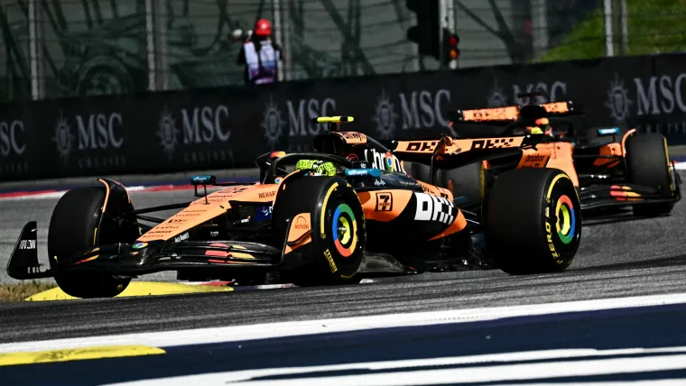 Lando Norris and Oscar Piastri Lando Norris and Oscar Piastri